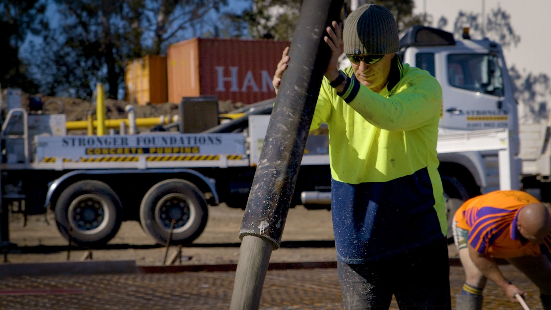 Concrete Pumping Brisbane Boom Pump Hire Stronger Foundations